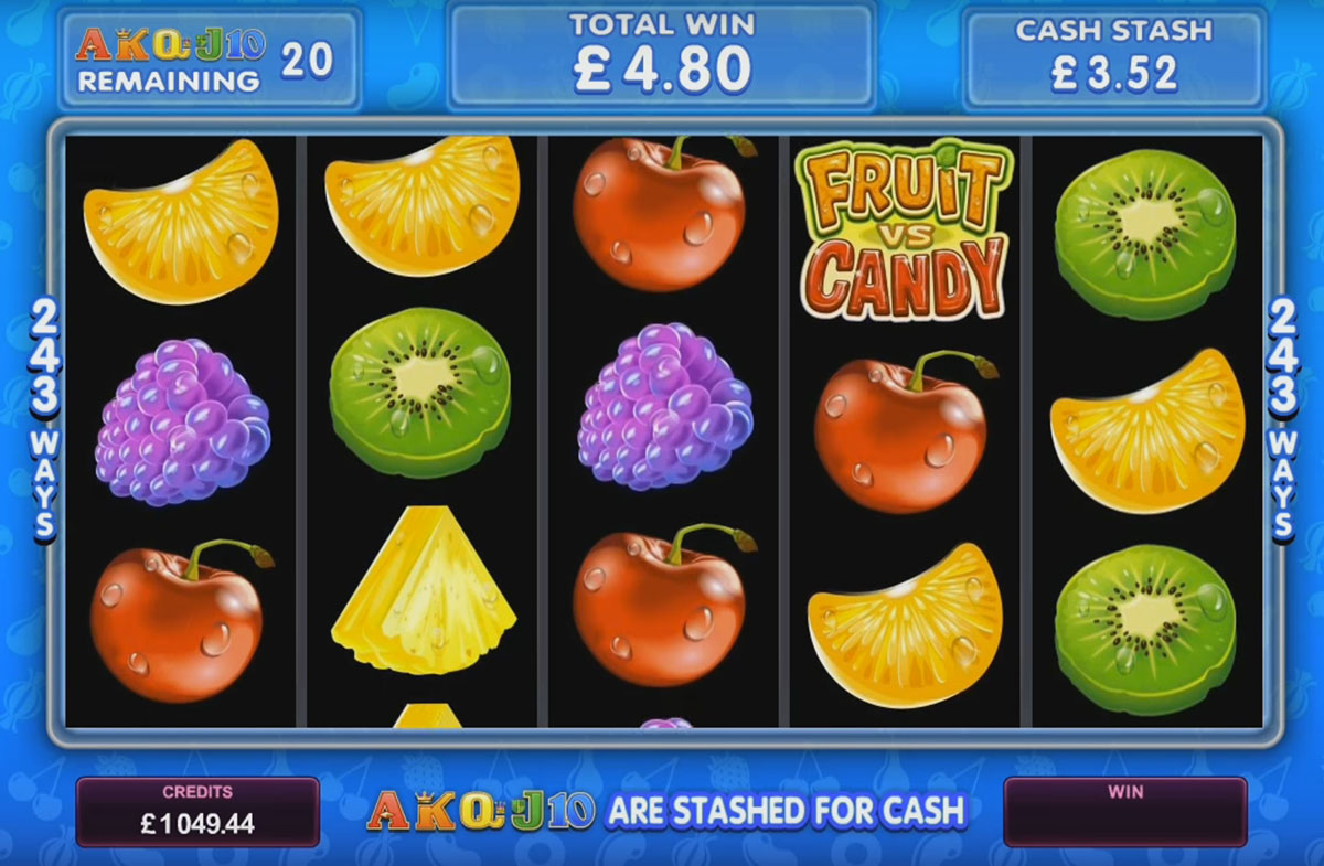 Microgaming - Fruit vs Candy, скриншот 3